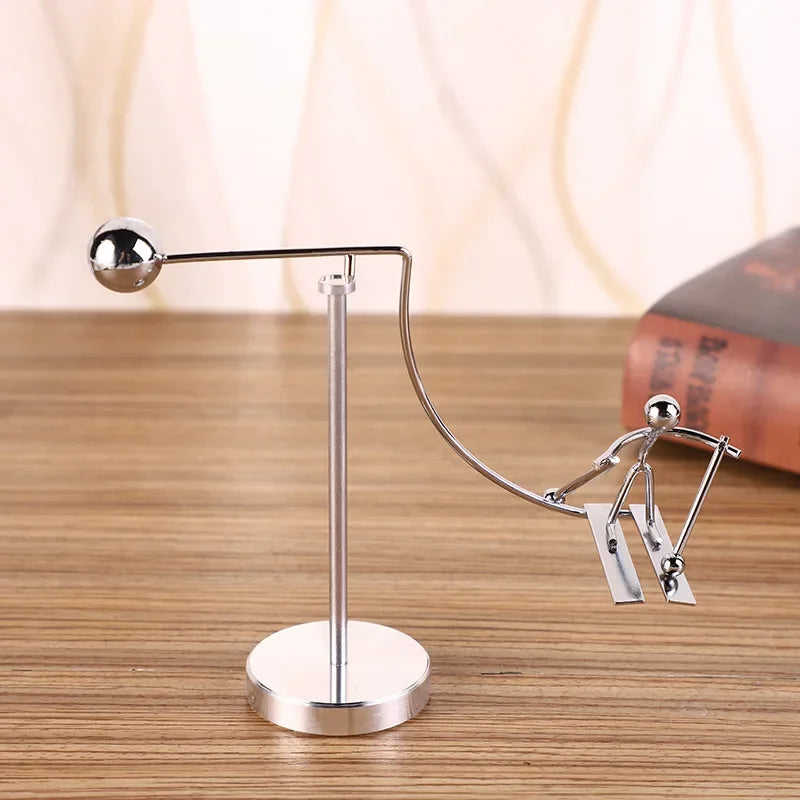 Ferris Wheel Perpetual Motion Apparatus Creative Rotating Simple Newton Pendulum Ball Physical Magnetic Balance Wobbler Gifts Peaceful Pleasures Health and Wellness