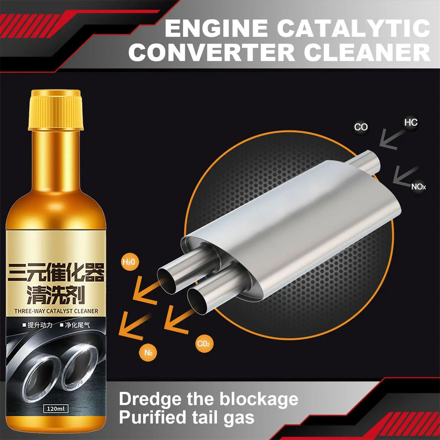 Catalytic Converter & Engine Cleaner 120ml – Deep Clean Formula