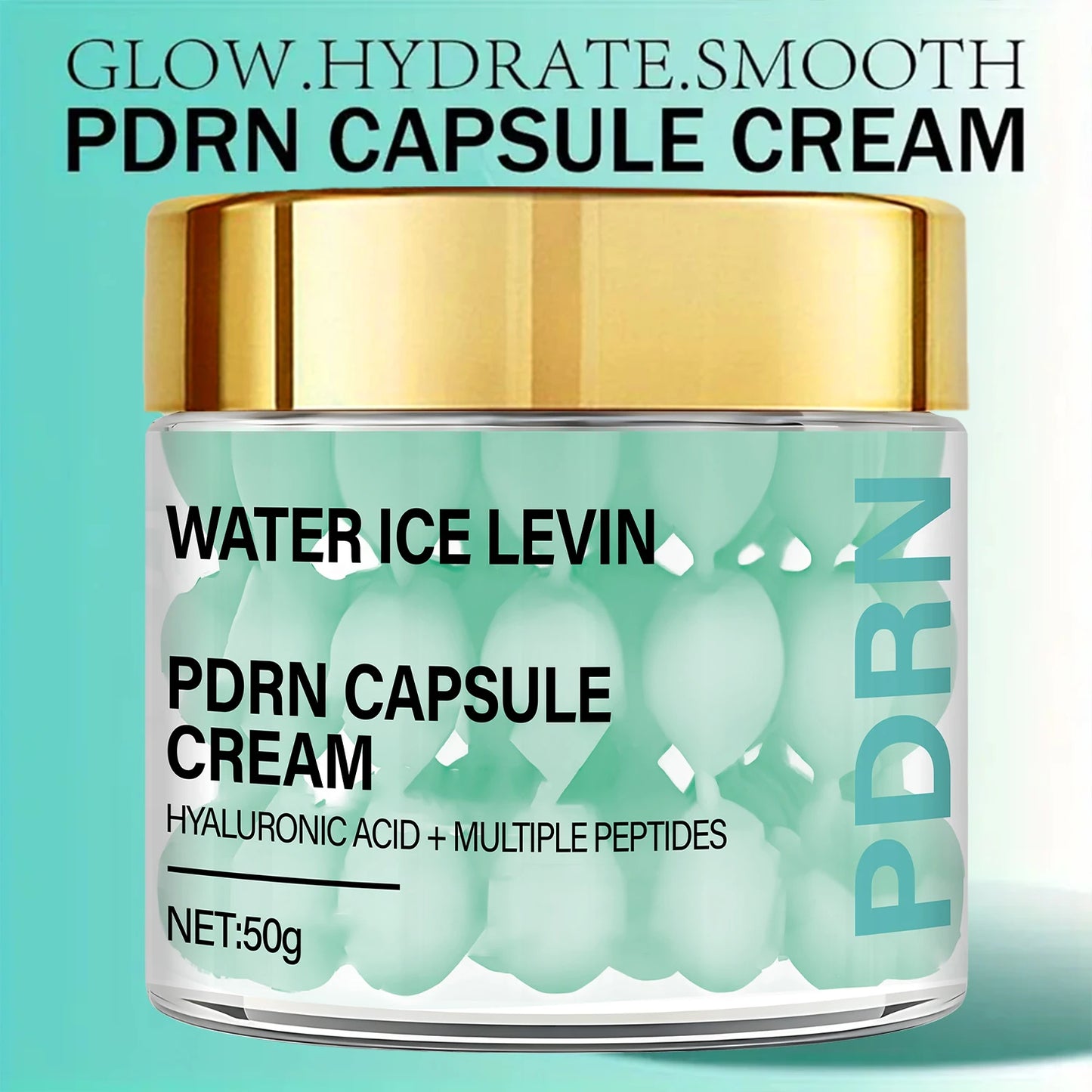 PDRN Capsule Cream – Hyaluronic Acid & Peptides Anti-Aging Anti-Aging Face Cream Peaceful Pleasures Health and Wellness