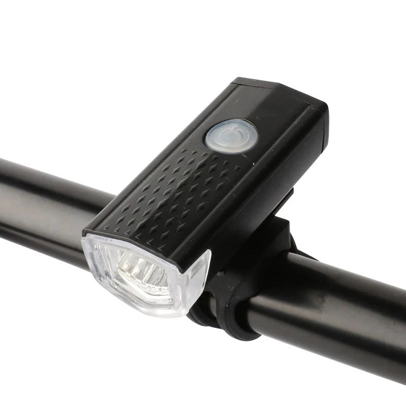 2255 Bicycle Headlight USB Charging Road Bike Night Riding Ultra-bright Lighting Headlight Mountain Bike Riding Equipment Peaceful Pleasures Health and Wellness Black