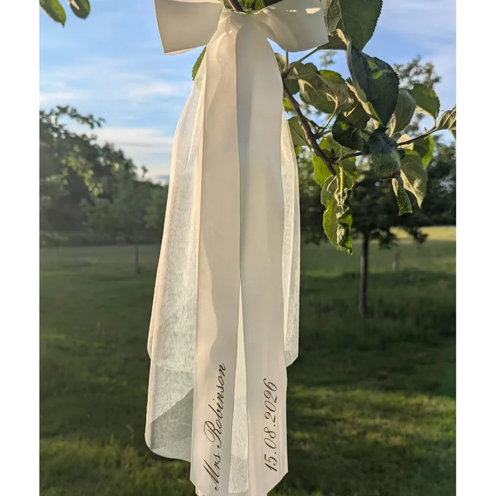 Personalised Bride To Be Hen Party Veil | Bridal Accessory Bridal Hair Accessory Peaceful Pleasures Health and Wellness