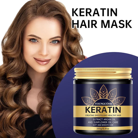 Keratin Hair Mask – Deep Nourishing Smoothing Conditioner 250g Keratin Hair Mask Oasis Select