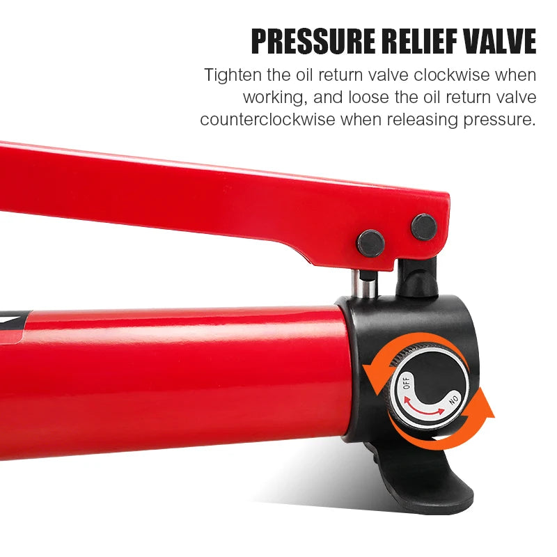 High Pressure Hydraulic Hand Pump CP-180 Manual Hydraulic Pressure Pump Peaceful Pleasures Health and Wellness
