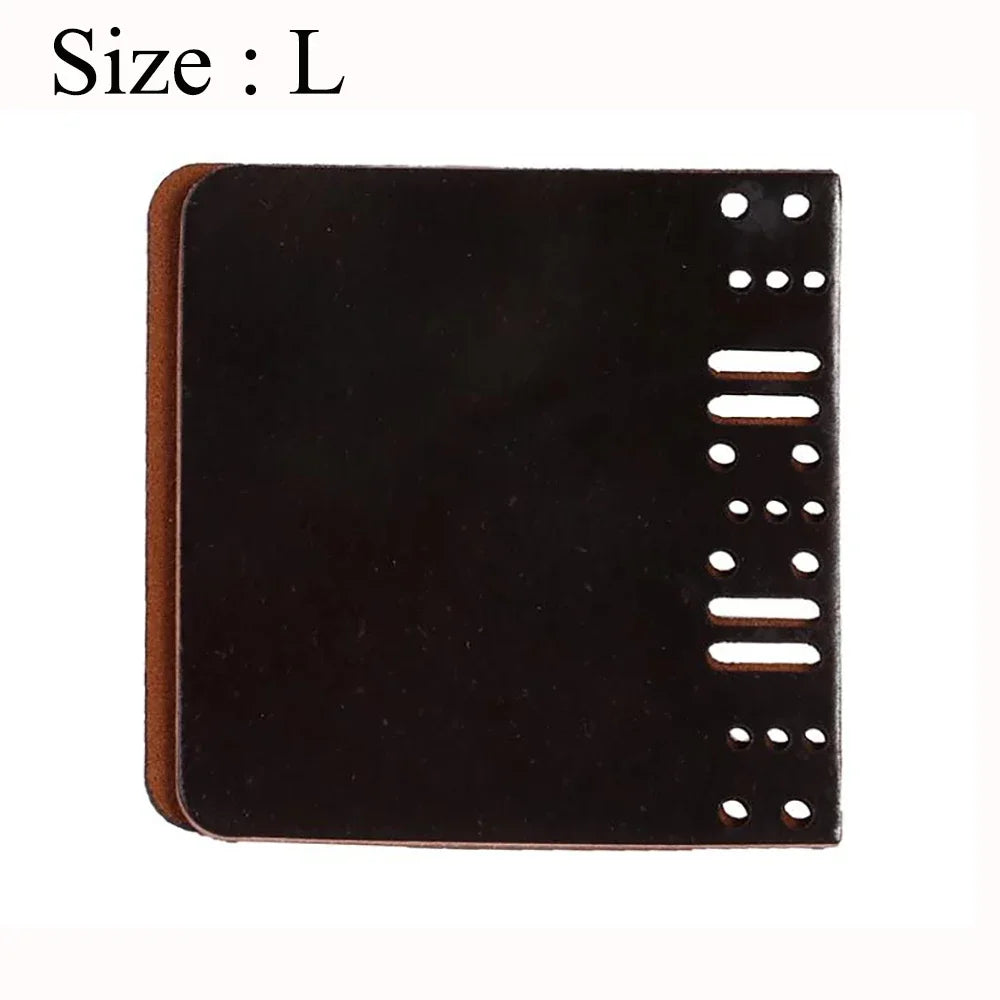 Bicaster Archery Finger Guard Protector LH RH Tab Leather Brass Plate