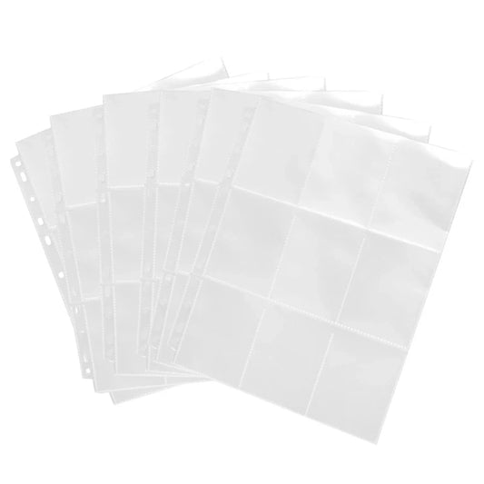 for Home Heavy-duty Card Holder 90 Pockets Photo Albums Album Pages Coin Holders Card Storage Wallets Gaming Card Card Sleeves Peaceful Pleasures Health and Wellness 5pcs