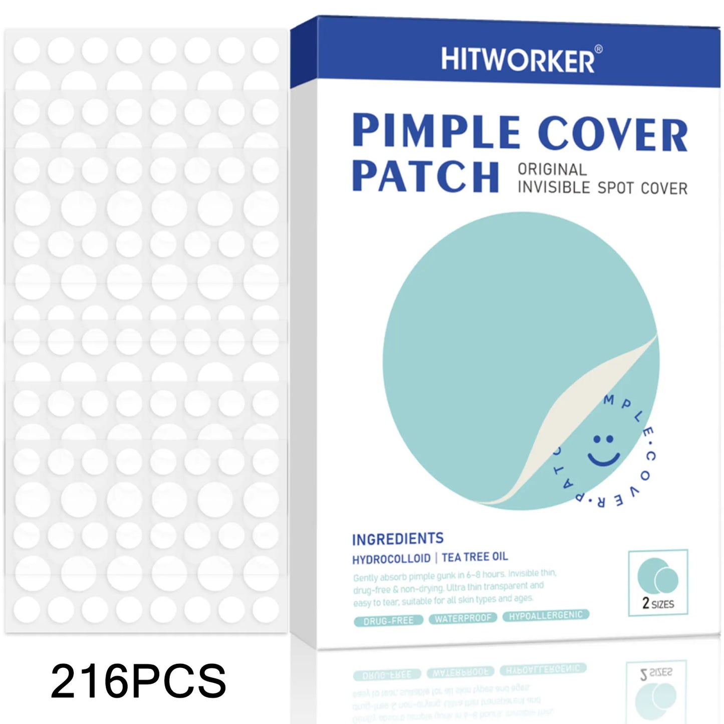 Hydrocolloid Acne Patches Bulk Pack | 108–432 Count