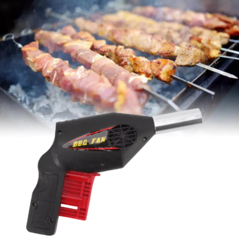 BBQ Air Blower Ventilator Portable Picnic Hand Held Fan Camping Cooking Tools for Outdoor Travel Barbecue Camping Cooking Tools Peaceful Pleasures Health and Wellness