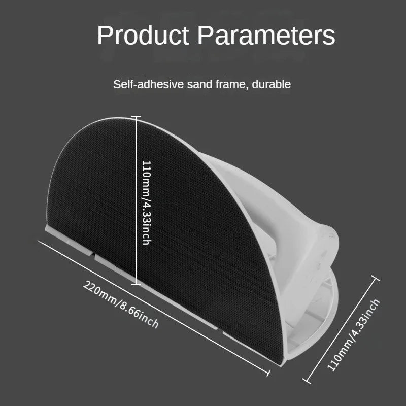 Half Circle Corner Sanding Pad Holder – DIY & Drywall