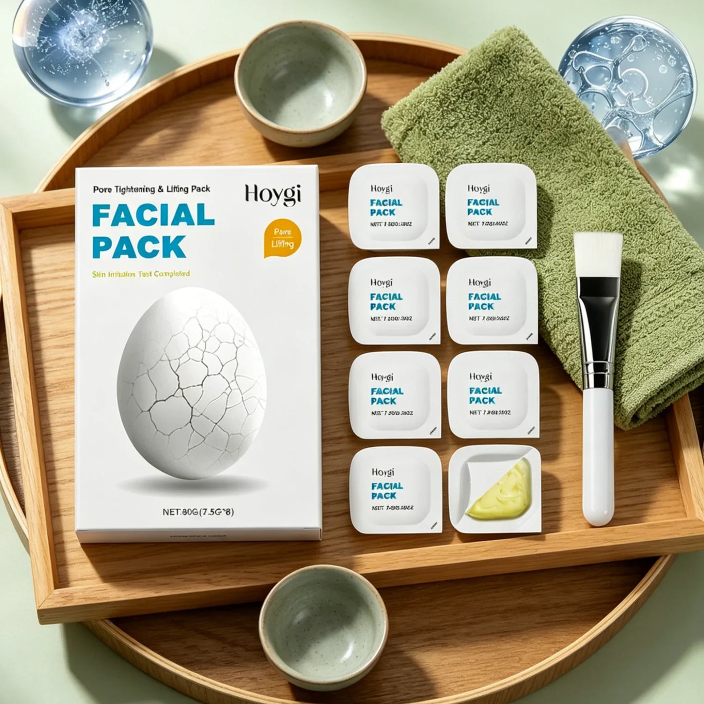 Hoygi Pore Tightening Face Mask – Anti-Aging & Hydrating 8pk