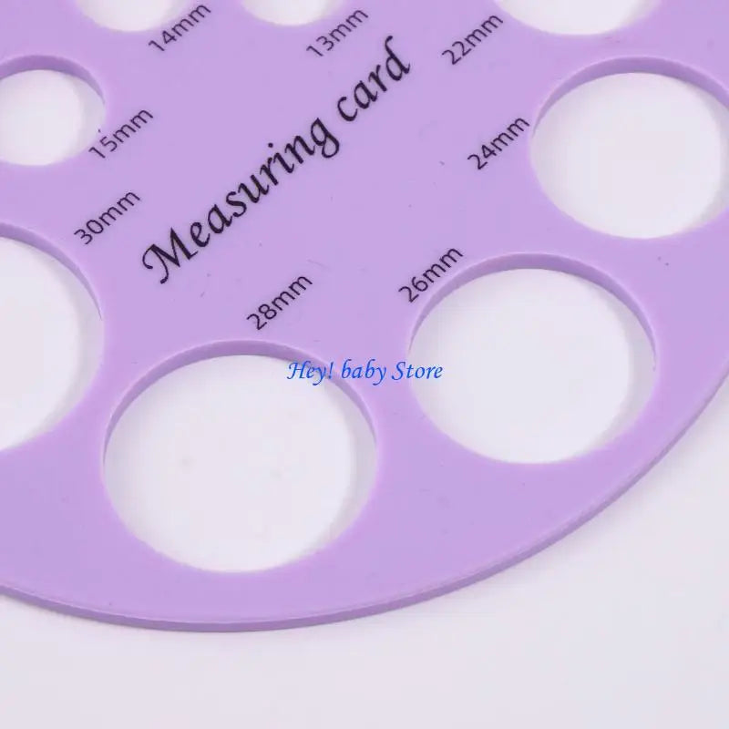Silicone Nipple Measuring Card | Breast Flange Sizing Ruler