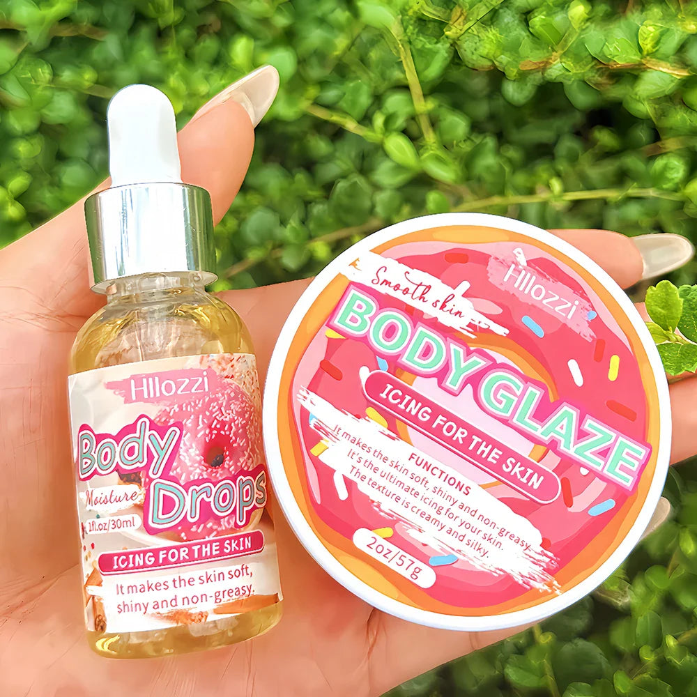 Body Glaze & Oil Combo – Non-Greasy Hydrating Body Lotion