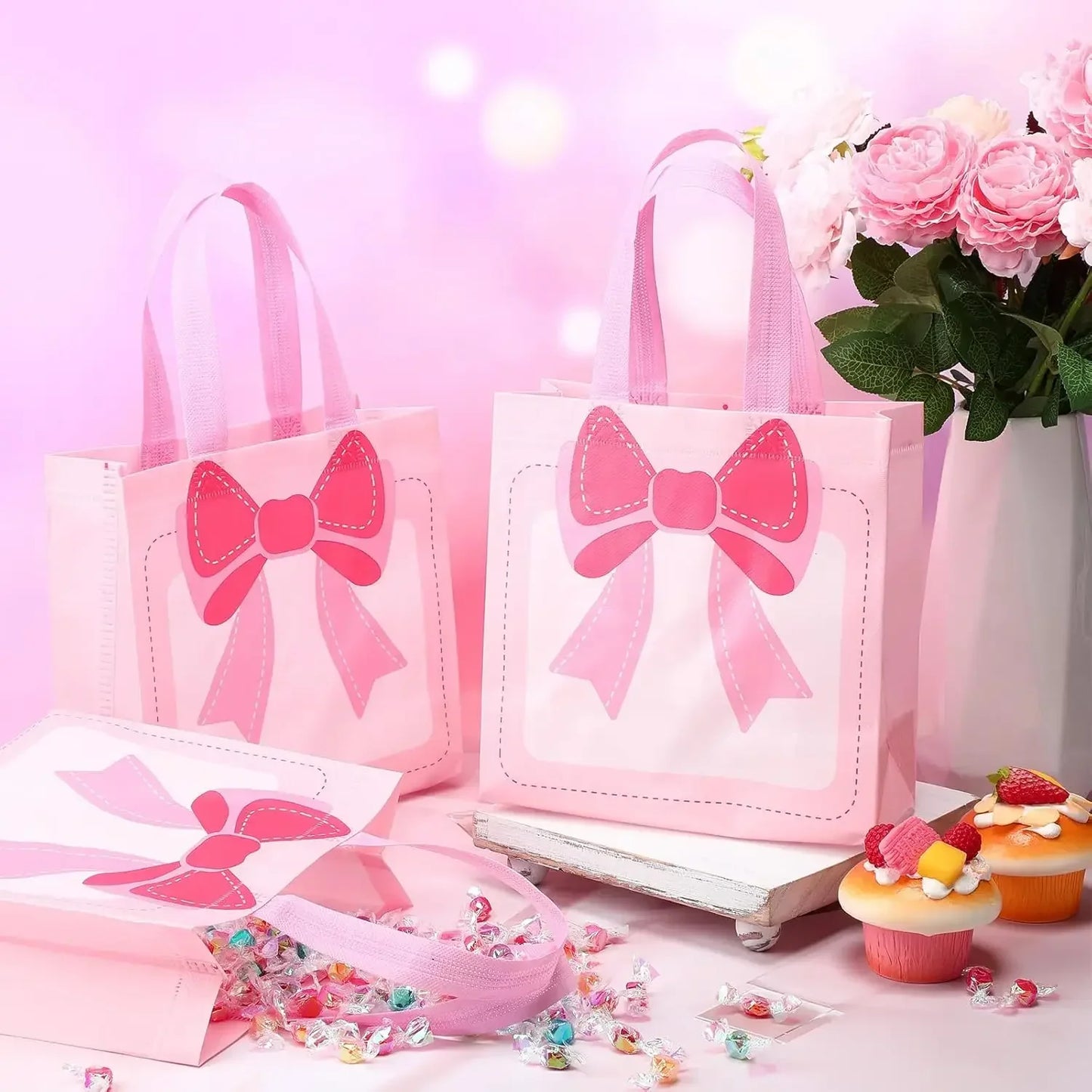 Non-Woven Gift Bags for Party Favors & Birthdays | 1–20 Pcs