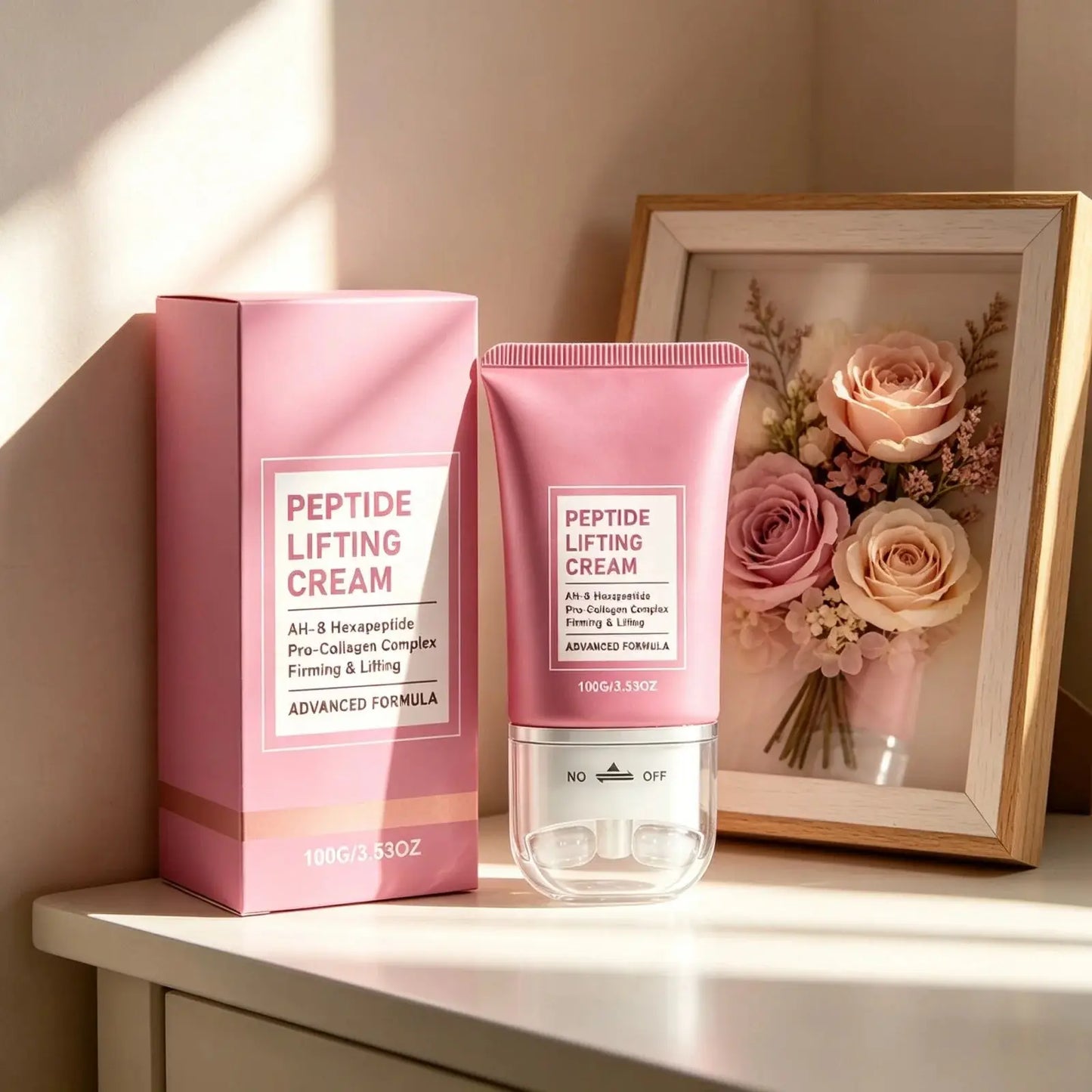 AH-8 Peptide Neck Cream for Firming and Moisturizing Peaceful Pleasures Health and Wellness
