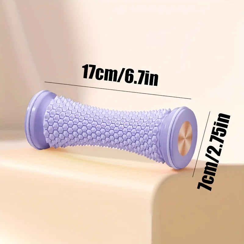 Foot Massager Massage Roller Yoga Massage Ball Plantar Fascia Roller Muscle Relaxation Care Plastic Manual Foot Massager Peaceful Pleasures Health and Wellness Purple