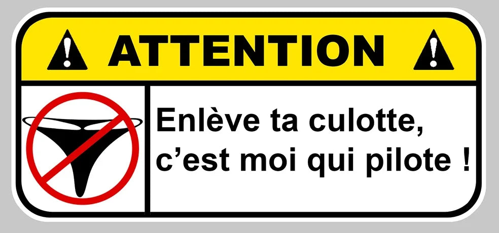 2pcs 12cmX5,5cm ATTENTION FUN DRIFT AUTO STICKER Peaceful Pleasures Health and Wellness