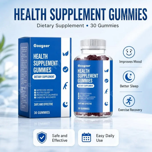 Googeer Vitamin C Gummies – Blueberry, 30 CT Daily Support Vitamin C Gummies Peaceful Pleasures Health and Wellness