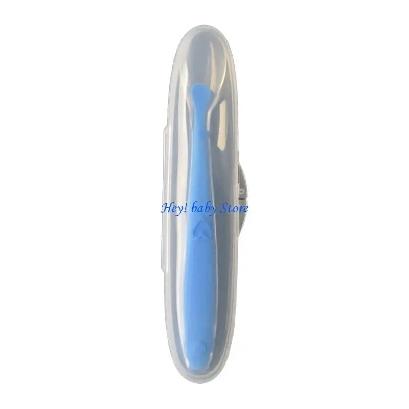 Baby Soft Silicone Spoon & Storage Box | BPA-Free Feeding