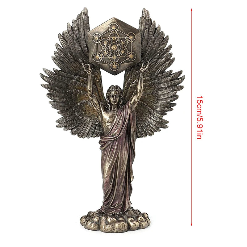 Metatron Angel Sacred Geometry Statue | Prophet Enoch Figurine