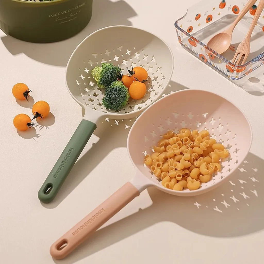 Food-Grade Nylon Colander Strainer | Heat-Resistant Kitchen Scoop
