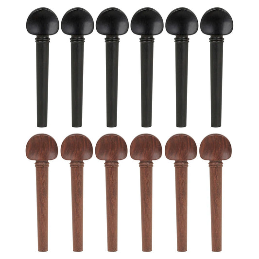 Oud String Pegs Mahogany Ebony Lute Tuning Shaft Replacement Parts Peaceful Pleasures Health and Wellness
