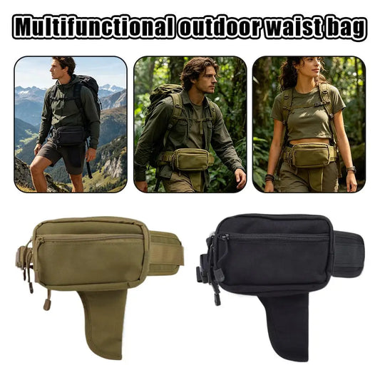 Concealed Carry Fanny Pack – Expandable Canvas EDC Waist Bag Concealed Carry Waist Bag Peaceful Pleasures Health and Wellness