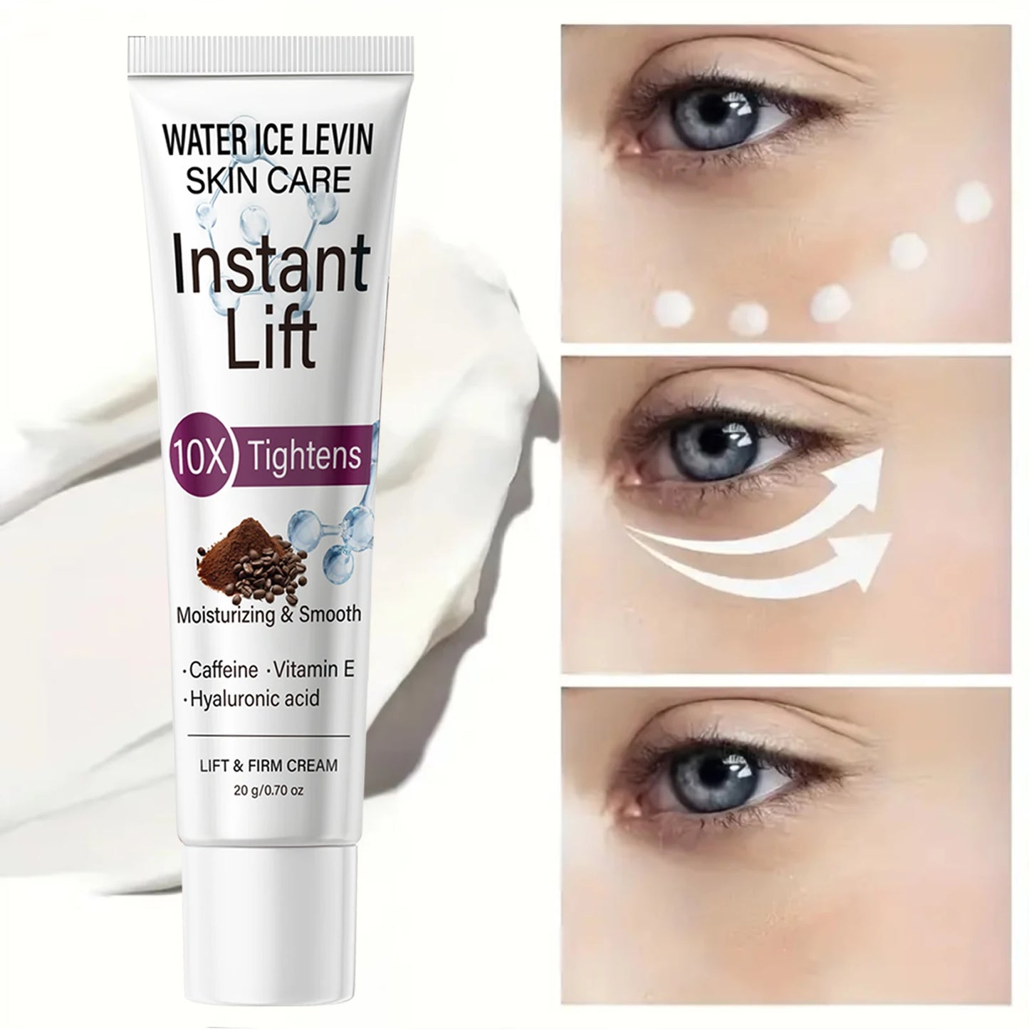 Tightening Eye Cream – Caffeine & Hyaluronic Acid | 20g