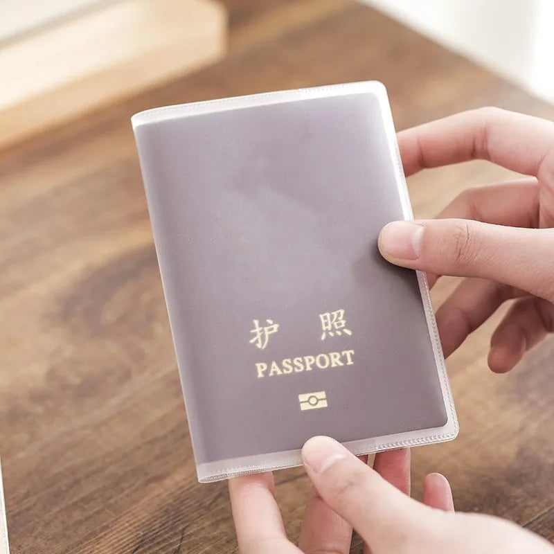 Waterproof PVC Passport Cover & Card Holder – 2/4 Pack