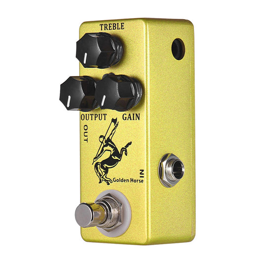 MOSKYAudio Golden Horse Guitar Overdrive Pedal | True Bypass Guitar Effects Pedal Peaceful Pleasures Health and Wellness