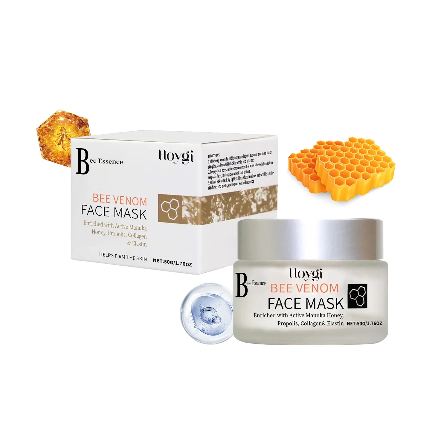 Propolis & Bee Venom Face Mask – Brighten, Firm & Hydrate