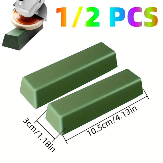 Green Metal Polishing Paste – Abrasive Compound Wax 1 or 2 Pack Peaceful Pleasures Health and Wellness