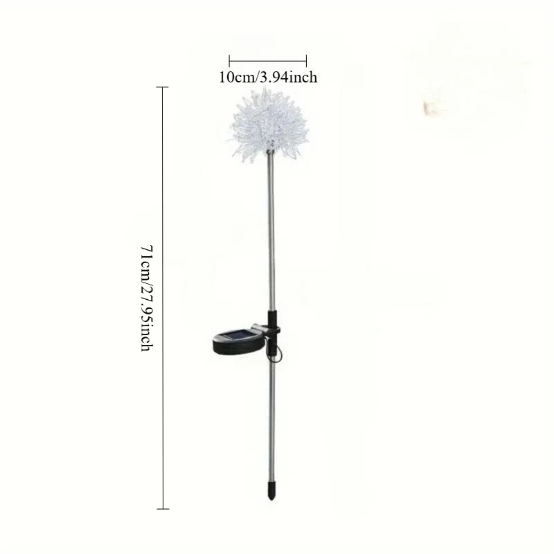 Solar Dandelion Garden Light | Outdoor Lawn Landscape Lamp