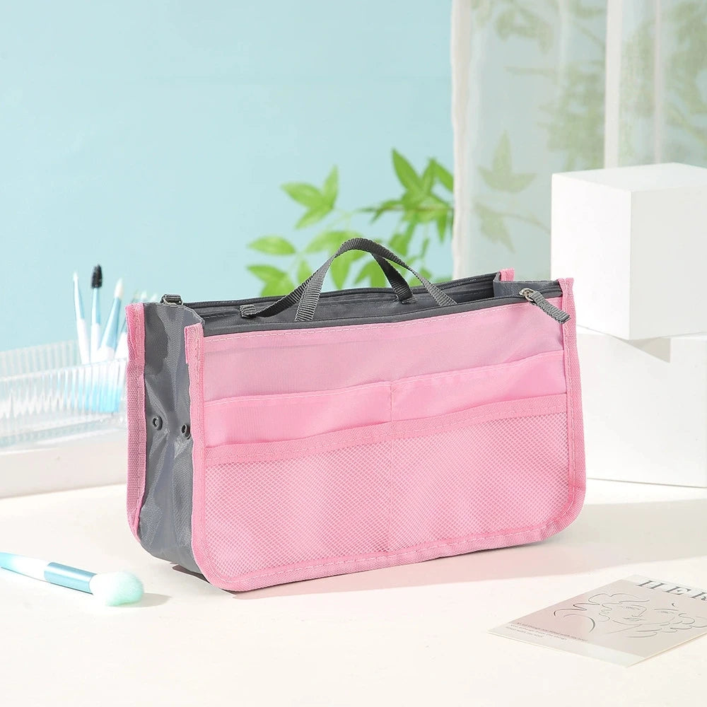 Large Capacity Makeup Bag & Toiletry Organizer | Double Zipper