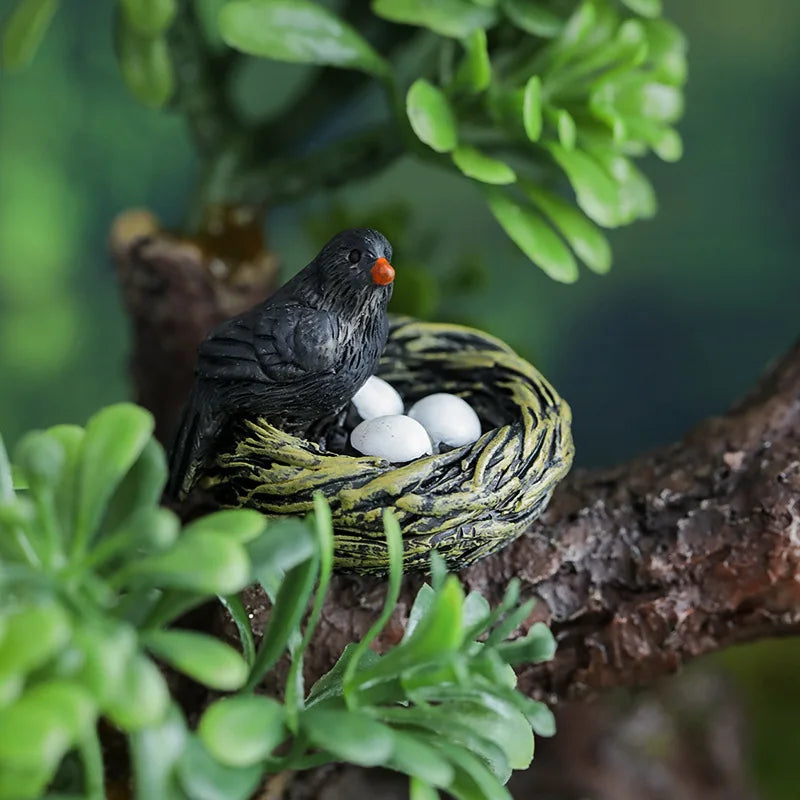 Simulation Wild Birds Animal Toys Cute Mini Parrot Model Figures Miniature Landscape Ornament Household Decoration Gifts лягушки Peaceful Pleasures Health and Wellness