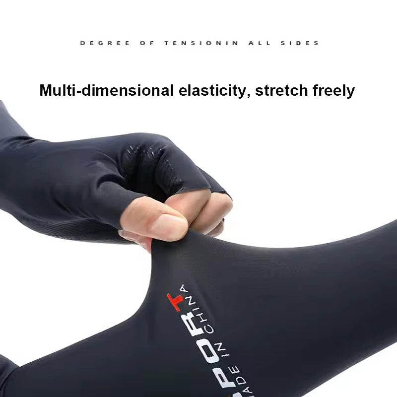 Sunscreen Cooling Arm Sleeve for Outdoor Sports Peaceful Pleasures Health and Wellness