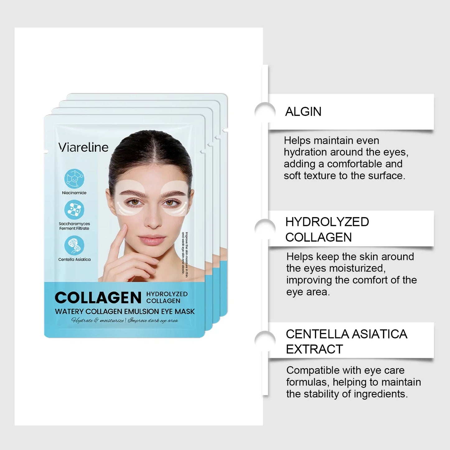 Collagen Eye Patches – Hydrate, Firm & Brighten Eye Contour