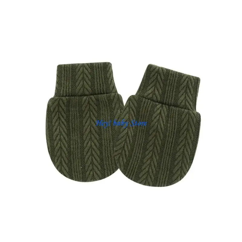 Newborn Scratch Proof Mittens | Soft Cotton Baby Hand Covers