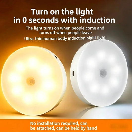 Motion Sensor Night Light – Warm or Cool White LED Auto Lamp Motion Sensor Night Light Oasis Select