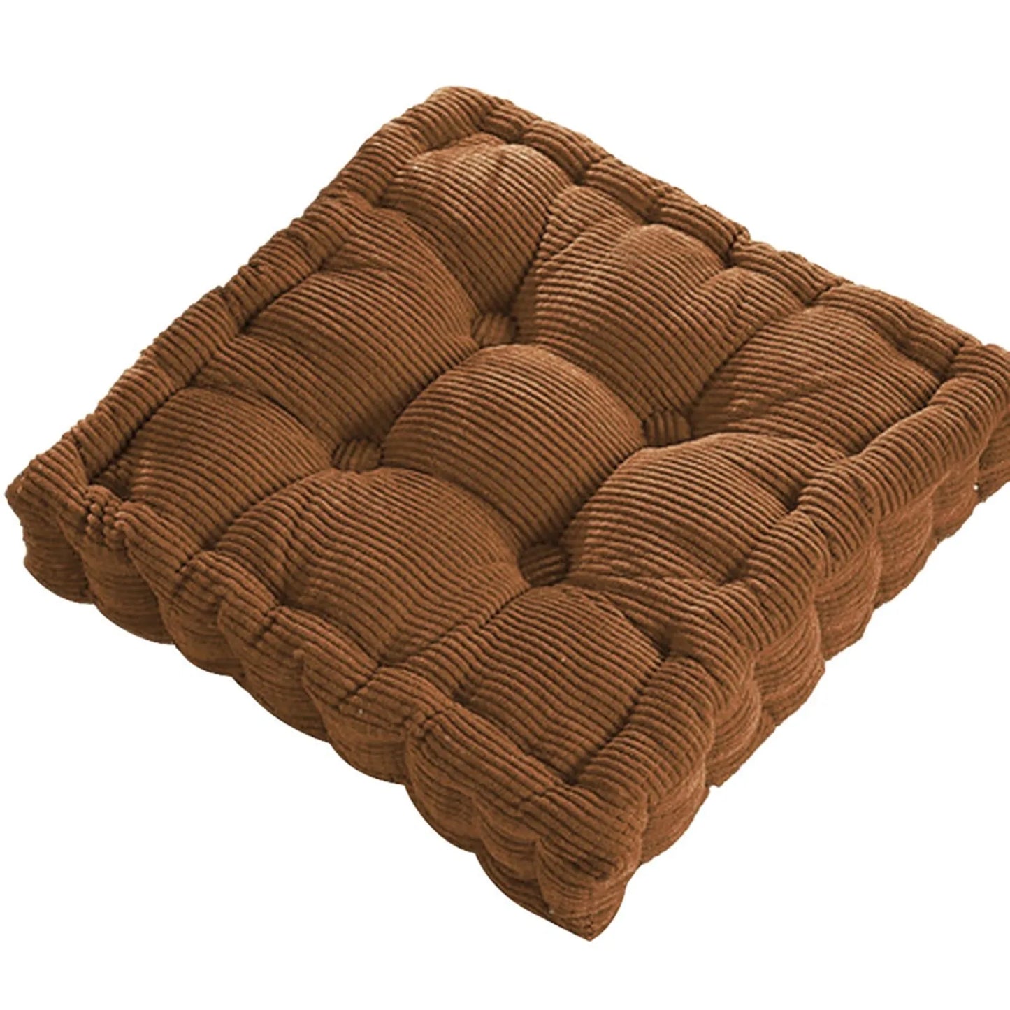 Square Tatami Floor Cushion – Thick Cotton Seat Pad Home & Office