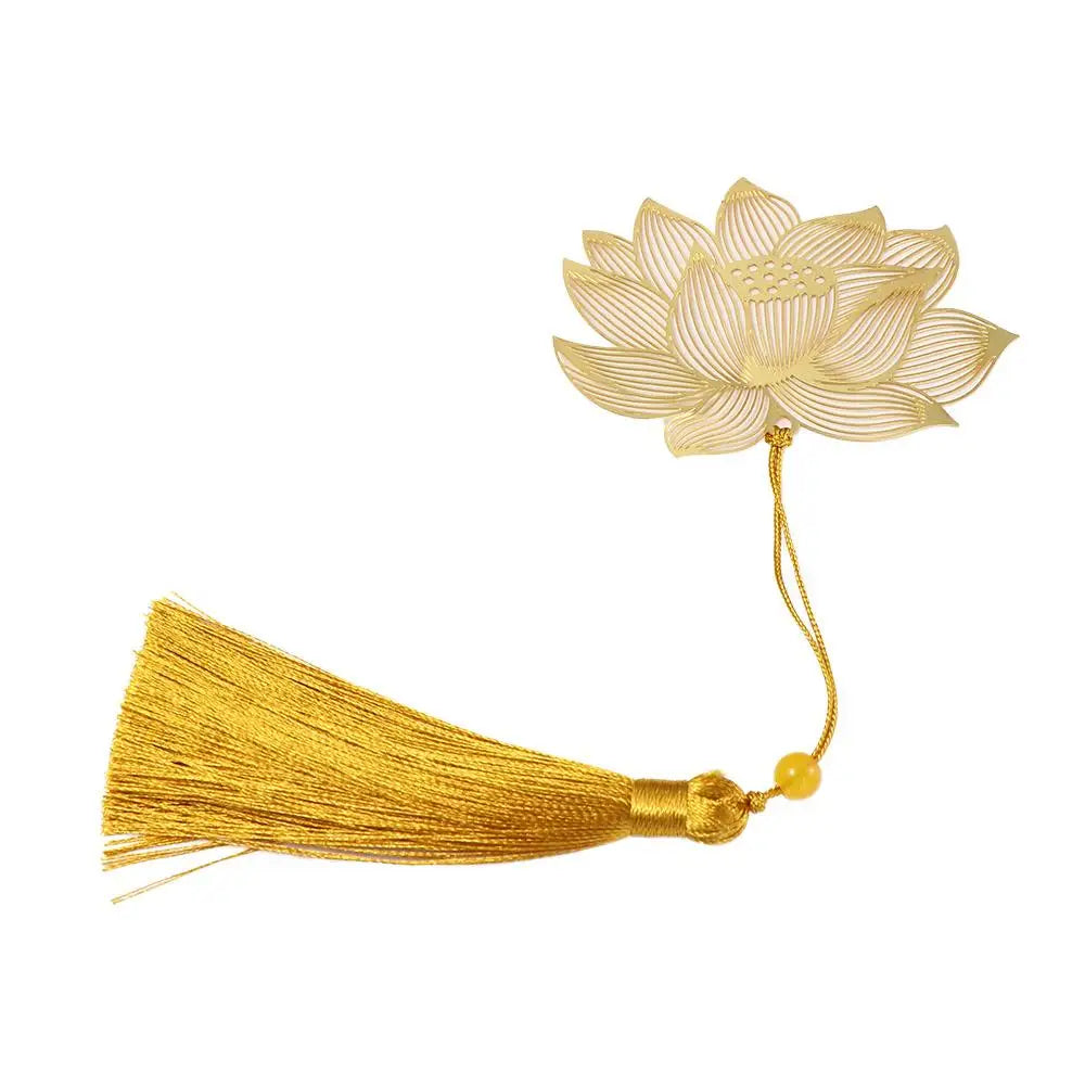 Leaf Vein Maple Leaf Retro Book Clip Chinese Style Page Clip Book Holder Metal Bookmark Bookmark Hollow Book Mark Leaf Bookmark Peaceful Pleasures Health and Wellness lotus