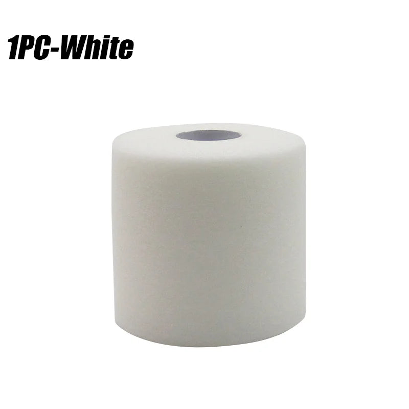 Sponge Bandage - 20m * 6cm Suitable For Sports Use,Wrapped Around Wrists,Headers,Ankles,Knees Sports Bandage Peaceful Pleasures Health and Wellness White M