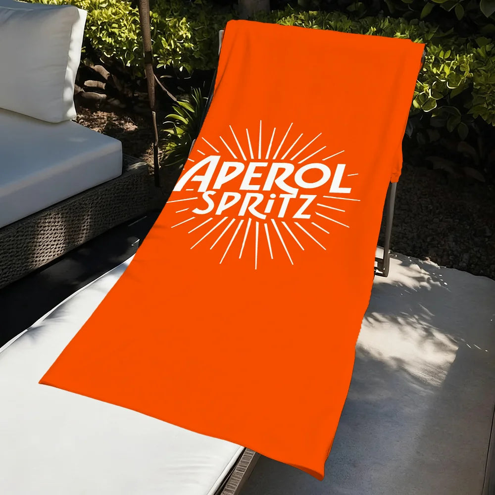Orange Quick-Dry Beach Towel | Soft Pool & Travel Towel