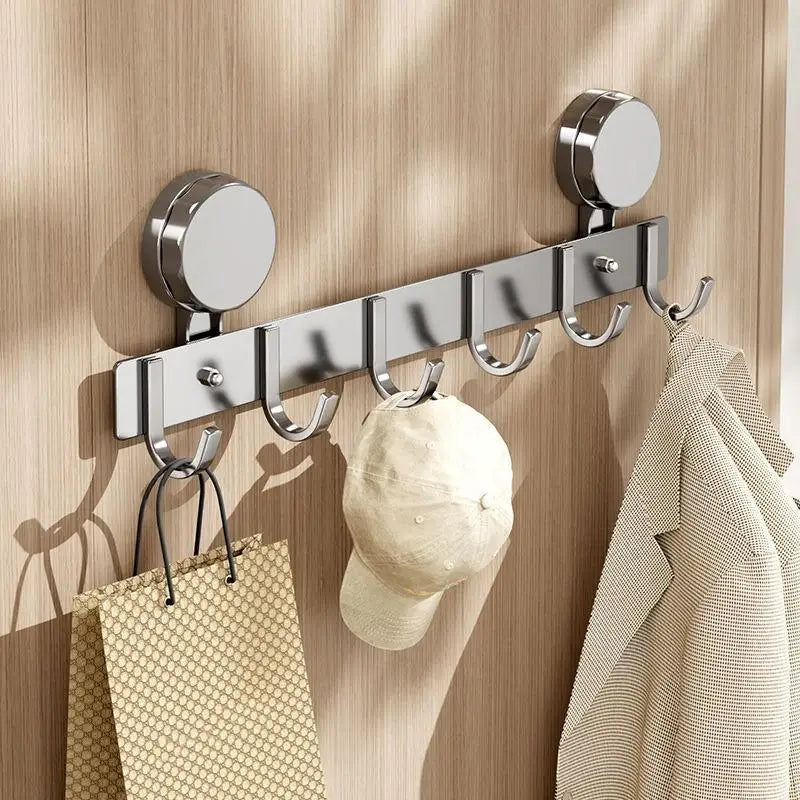 New Removable No Drill Coat Hanger Vacuum Suction Cup Hangers Bathroom Bedroom Kitchen Multi-Purpose Suction Cup Coat Hook Peaceful Pleasures Health and Wellness