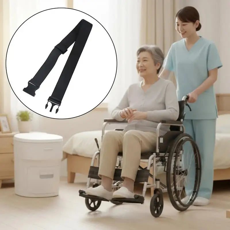 Wheelchair Seat Belt Adjustable Lap Waist Restraint – Anti-Fall
