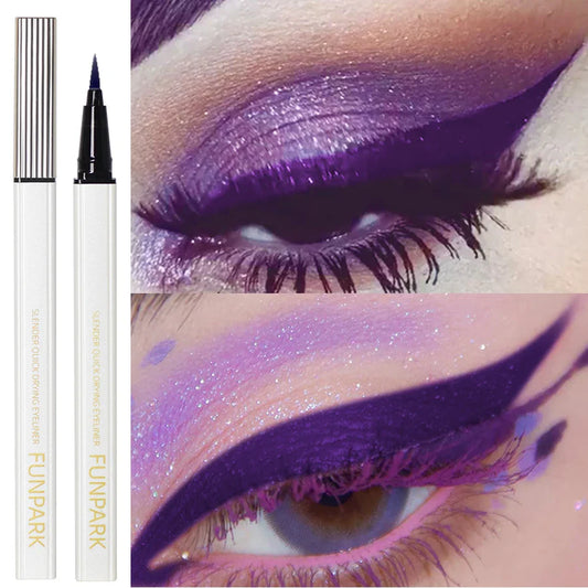 FUNPARK Purple Liquid Eyeliner Pen – Waterproof & Long-Lasting Liquid Eyeliner Pen Oasis Select