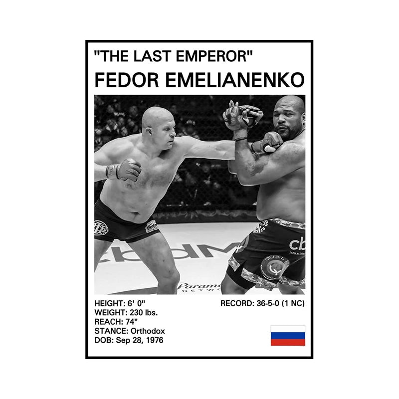 Black and White Boxing Legends Canvas Poster Boxing Inspirational Canvas Painting Print Wall Art for Gym Bedroom Home Decor Peaceful Pleasures Health and Wellness