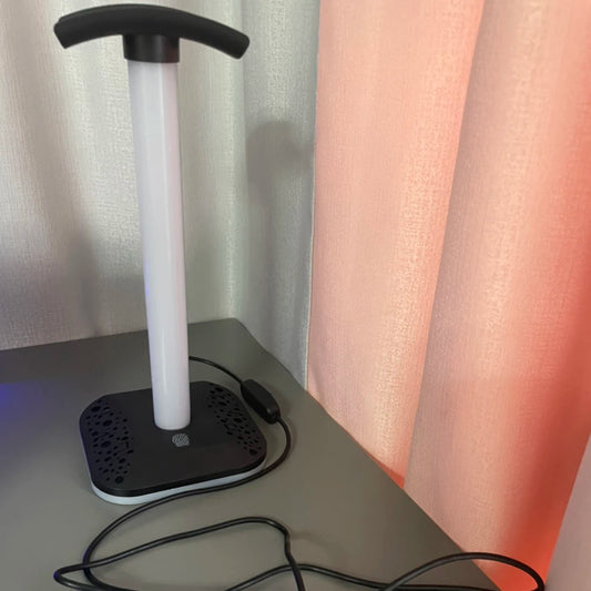 VODOOL RGB LED Headphone Stand | Anti-Slip Headset Holder Headphone Stand Peaceful Pleasures Health and Wellness