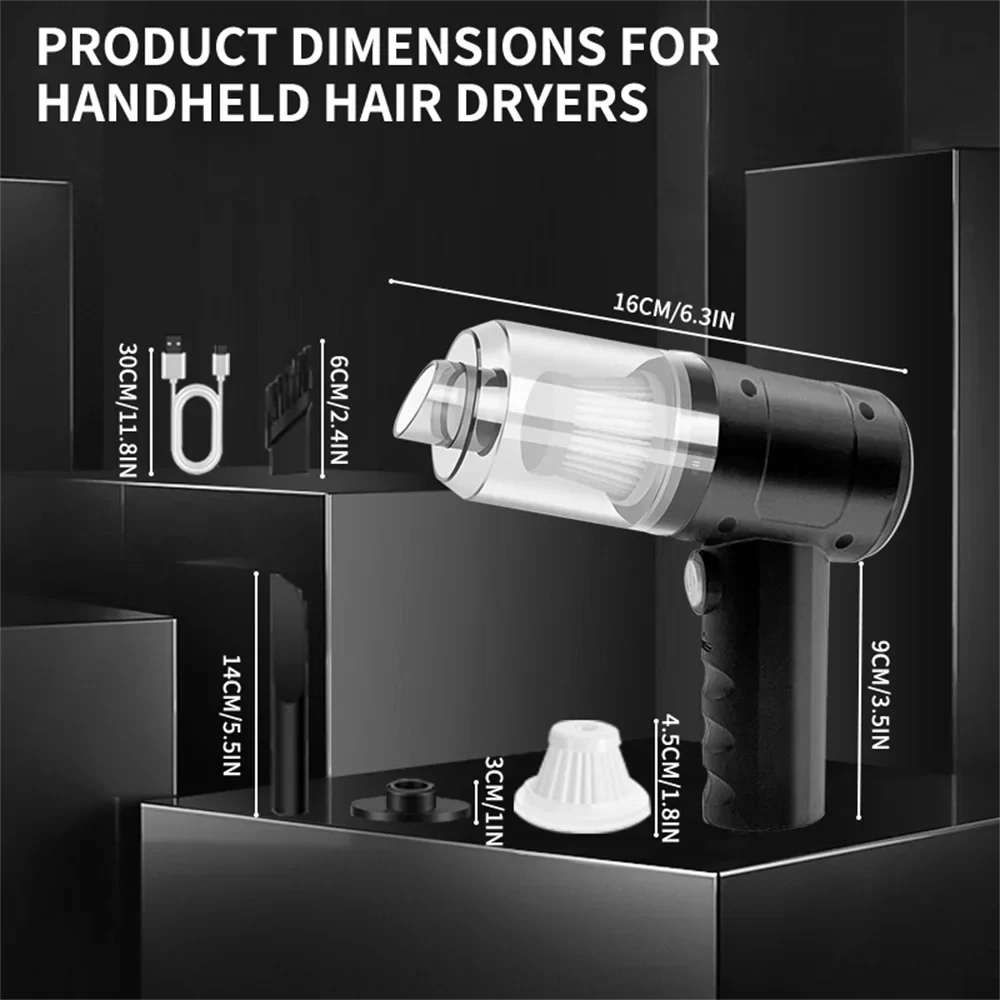 5-in-1 Handheld Cordless Vacuum – Car & Home 15000Pa