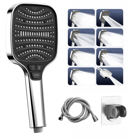 8-Mode High-Pressure Water-Saving Handheld Shower Head Handheld Shower Head Oasis Select