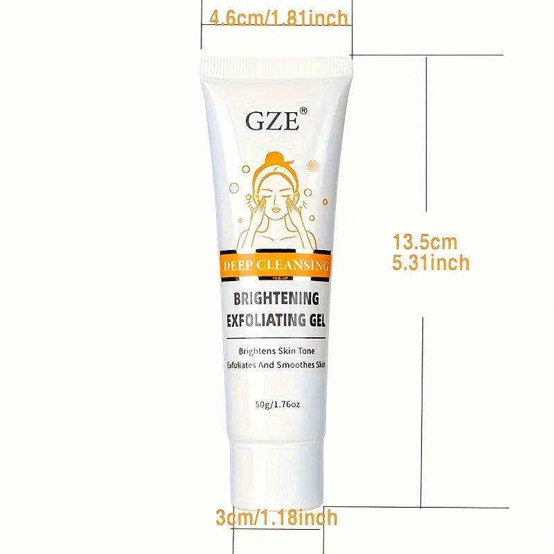 GZE Castor Oil Exfoliating Gel – Face & Body Scrub 50g