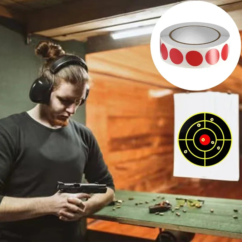 1000-Pack 19mm Color Dot Labels – Archery Target Stickers